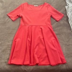 Coral Maurices dress